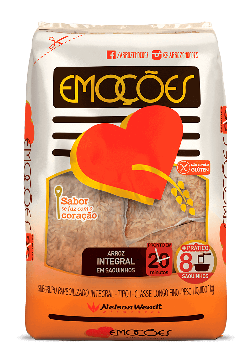 Emoções integral em saquinhos